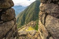 Inca Trail, Peru - August 03, 2017: Ancient ruins of Winay Wayna on the Inca Trail, Peru Royalty Free Stock Photo