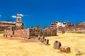 Inca Uyo Fertility Temple in Chucuito, Peru Royalty Free Stock Photo