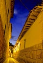 Incan street- Cusco, Peru Royalty Free Stock Photo