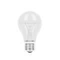 Incandescent bulb. Light bulb isolated on white background.