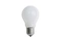 Incandescent matt light bulb E27 Royalty Free Stock Photo