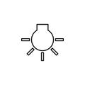 Incandescent sign icon. Element of image sign for mobile concept and web apps illustration. Thin line icon for website design and