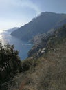 Incendio boschivo sulla collina di Positano