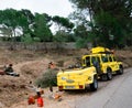 Incendis Forestals Fire Forest protection team eating