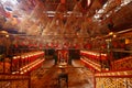 Incense buring in a Chinese Tample Royalty Free Stock Photo