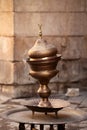 Incense burner in street shop in cairo Royalty Free Stock Photo