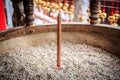 Incense burner of Wenwu Temple Royalty Free Stock Photo