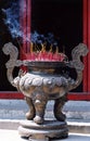 Incense burning Royalty Free Stock Photo