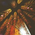 Incense Coils Burning Chinese Temple Spirituality Concept Royalty Free Stock Photo