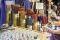 incense shop at a traditional medieval fair in AlcalÃÂ¡ de Henares, Madrid, Spain