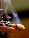 Incense with smoke