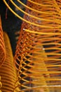 Incense spirals, Kun iam temple, macau. Royalty Free Stock Photo