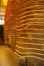 Incense spirals, Kun Iam temple, macau. Royalty Free Stock Photo