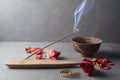 Incense stick. Aromatherapy Royalty Free Stock Photo