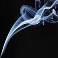 Incense Stick Smoke Trail Royalty Free Stock Photo