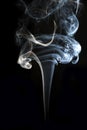 Gray smoke Royalty Free Stock Photo