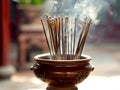 Incense Sticks, Used in traditional ceremonies. Chinese new year, Generative AI