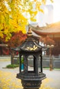 Incense tower in a buddhist temple Royalty Free Stock Photo