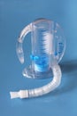 Incentive spirometer for breathing Royalty Free Stock Photo