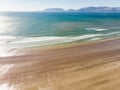 Inch beach, wonderful 5km long stretch of glorious sand and dunes, popular for surfing, swimming and fishing, located on the Royalty Free Stock Photo