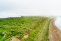 Inch beach, wonderful 5km long stretch of sand and dunes, popular for surfing, swimming and fishing, located on the Dingle Royalty Free Stock Photo