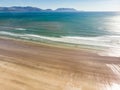 Inch beach, wonderful 5km long stretch of sand and dunes, popular for surfing, swimming and fishing, located on the Dingle Royalty Free Stock Photo