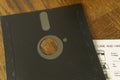 5.25 inch flopy disk - old computer technology Royalty Free Stock Photo