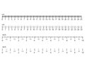 Inch and metric rulers. Centimeters and inches measuring scale cm metrics indicator. Precision measurement centimeter icon tools