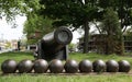 0 inch Parrott Cannon of 1864 as a Civil War Memorial in Bay Ridge area of Brooklyn