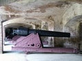 Cannon in the Fort Sumter National Monument Royalty Free Stock Photo