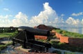 Fort Jefferson 15 Inch Rodman Artillery Piece Royalty Free Stock Photo