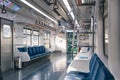 Inside the subway in Incheon, Korea Royalty Free Stock Photo