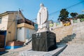The statue of confucius in Incheon China town, Korea