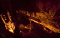 Incide the dragon caves on island Majorca, Spain. Royalty Free Stock Photo