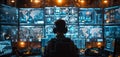 incident response and cybersecurity operations. security teams coordinating response efforts during a cyber attack