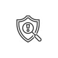 Incident Response line icon