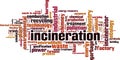 Incineration word cloud