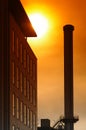 Incinerator chimney Royalty Free Stock Photo