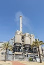 Incinerator plant in Barcelona Royalty Free Stock Photo