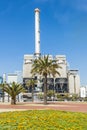 Incinerator plant in Barcelona Royalty Free Stock Photo