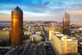 Incity and Part Dieu Tower at Lyon city, France Royalty Free Stock Photo