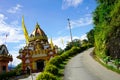 Inclined Road Beside Siddhivinayak Temple at Sikkim