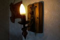 Included electric lamp, wall lamp, high wall lamp, soft light