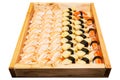 Including sushi, Japanese food Royalty Free Stock Photo