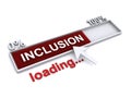 Inclusion loading sign