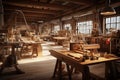 Inclusive community woodworking club where