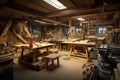Inclusive community woodworking club where
