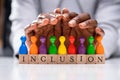 Inclusive Diversity LGBT Colors Royalty Free Stock Photo