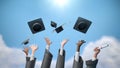 inclusive education and graduate ceremony Royalty Free Stock Photo