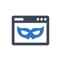 Incognito browsing icon